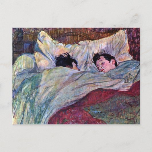 Slapen door Toulouse-Lautrec Briefkaart (Voorkant)