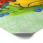 Slapen door zonnebloemen Poster (Hoek)