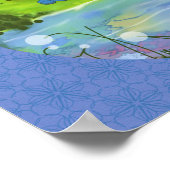 Slapen door zonnebloemen Poster (Hoek)