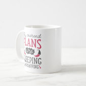 Slapen en draadsnijden koffiemok (Voorkant links)