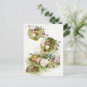 Slapen en dromen van Bunny Rabbits Briefkaart (Staand voorkant)