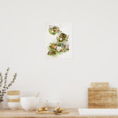 Slapen en dromen van Bunny Rabbits Poster (Keuken)