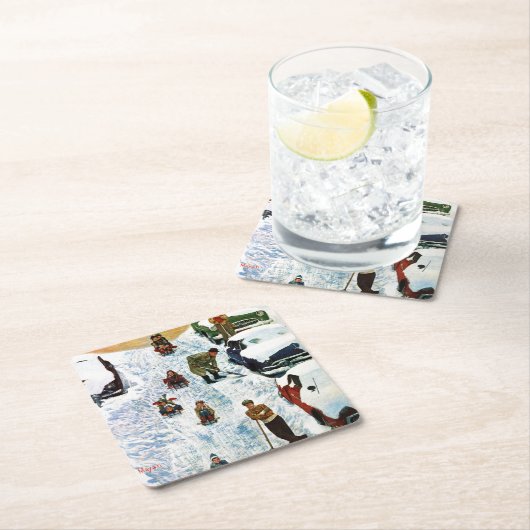 Slapen en uitgraven kartonnen onderzetters (Insitu)