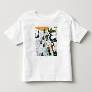Slapen en uitgraven kinder shirts