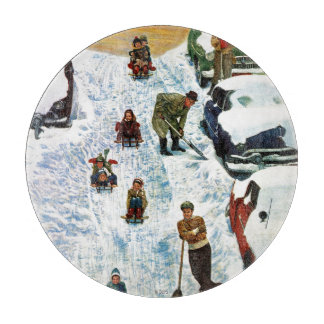 Slapen en uitgraven snijplank