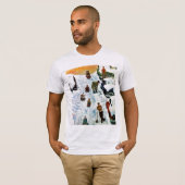 Slapen en uitgraven t-shirt (Voorkant volledig)