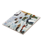 Slapen en uitgraven tegeltje (Zijkant)