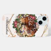 Slapen Fawn, Bruin Dier Graphic Case-Mate iPhone Case (Achterkant (horizontaal))