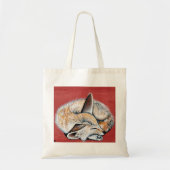 Slapen Fennec Fox schilderij Tote Bag (Voorkant)