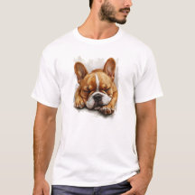 Slapen Franse Bulldog T-shirt