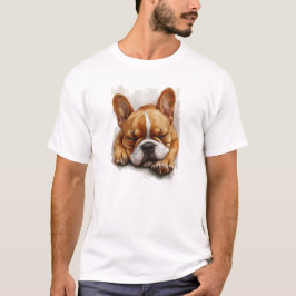 Slapen Franse Bulldog T-shirt