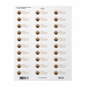 Slapen Golden Retriever Mailing Label (Full Sheet)