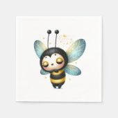 Slapen grillig zoet als kan zijn servet (Voorkant)