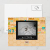 Slapen in briefkaart (Voorkant / Achterkant)