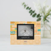 Slapen in briefkaart (Staand voorkant)