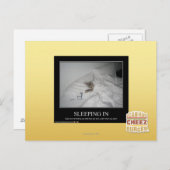 Slapen in briefkaart (Voorkant / Achterkant)