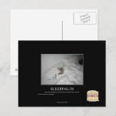 Slapen in briefkaart (Voorkant / Achterkant)