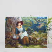 Slapen in de Bossen (door Arthur Hughes) Kaart (Staand voorkant)