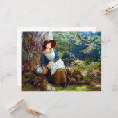 Slapen in de Bossen (door Arthur Hughes) Kaart (Voorkant / Achterkant in situ)