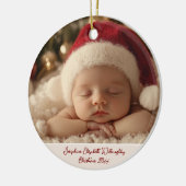 Slapen in hemelse vrede keramisch ornament (Links)