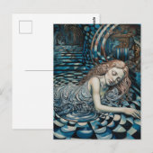 Slapen in het Kunstmuseum Briefkaart (Voorkant / Achterkant)