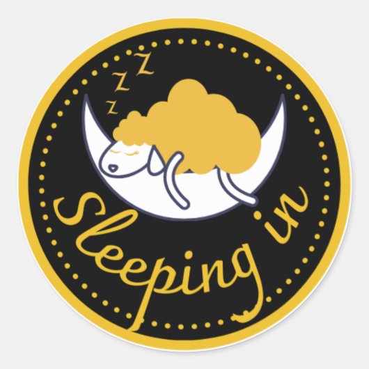 Slapen in Sleep Tracker Journal Sticker blad (Voorkant)