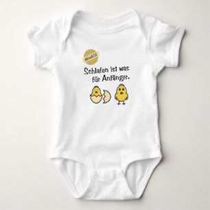 Slapen is voor beginners, Duits Romper