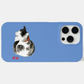 Slapen Japans Kat Zwart en Wit Case-Mate iPhone Case (Achterkant (horizontaal))
