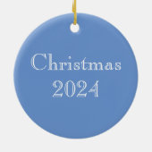 Slapen Japans Kat Zwart en Wit Keramisch Ornament (Achterkant)