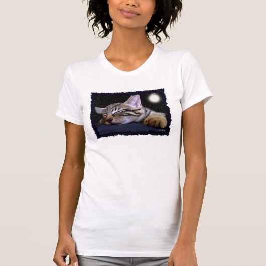 SLAPEN KAT COLLECTIE T-SHIRT (Voorkant)