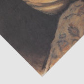 Slapen Katya (door Serebriakova) Tissuepapier (Detail)