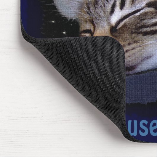 SLAPEN KITTEN Leuke Dierenliefhebber Mousepad Muismat (Hoek)