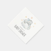 Slapen Kleine Olifant Boy Baby shower servetten (Hoek)