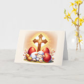Slapen Lam Orthodox Pasen Kaart (Gele Bloem)