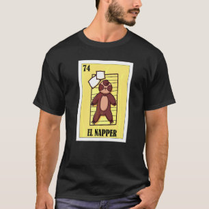 Slapen Loterij Ontwerp Mexicaanse Loterij El Nappe T-shirt