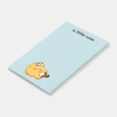 Slapen Meisje met Cosy Cat Post-it® Notes (Schuin)