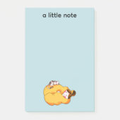 Slapen Meisje met Cosy Cat Post-it® Notes (Voorkant)