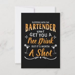Slapen met de barman kaart