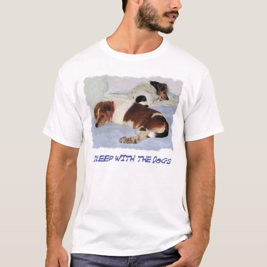 SLAPEN MET DE HONDEN T-SHIRT (Voorkant)