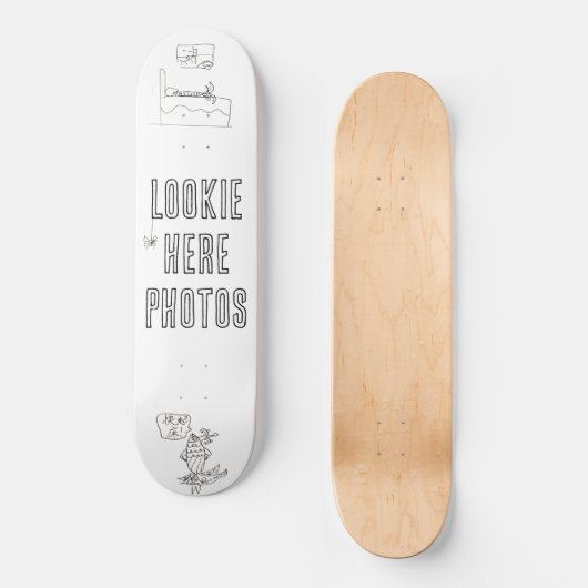 Slapen met de vissen persoonlijk skateboard (Voorkant)