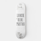 Slapen met de vissen persoonlijk skateboard (Voorkant)