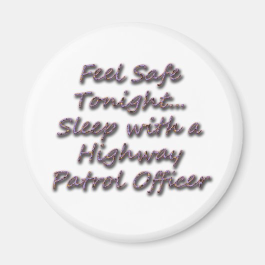 SLAPEN MET EEN SNELWEGPATROUILLE MAGNEET (Voorkant)