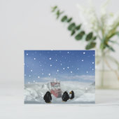 Slapen met het Briefkaart van de pinguïns (Staand voorkant)