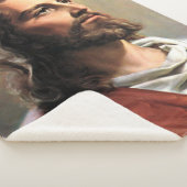 SLAPEN MET JEZUS SHERPA DEKEN (3/4)