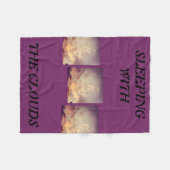 SLAPEN MET KLEURSTOFBLANKET FLEECE DEKEN (Voorkant (Horizontaal))