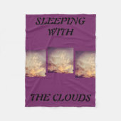 SLAPEN MET KLEURSTOFBLANKET FLEECE DEKEN (Voorkant)