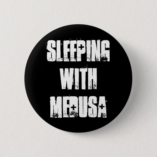 Slapen met Medusa Ronde Button 5,7 Cm (Voorkant)