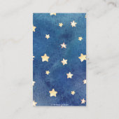 Slapen Olifant Moon Baby shower Luier Raffle Informatiekaartje (Achterkant)