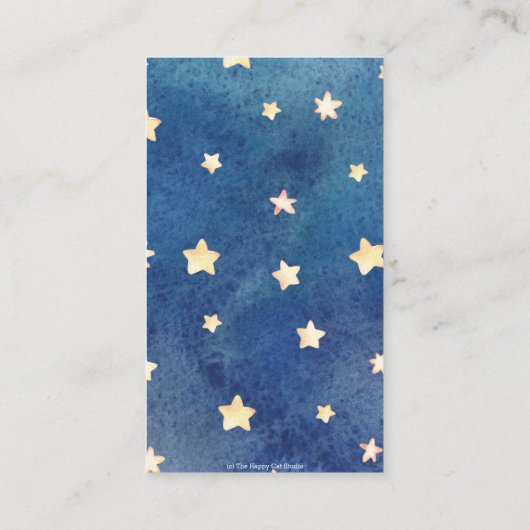 Slapen Olifant Moon Baby shower Luier Raffle Informatiekaartje (Achterkant)