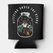 Slapen onder de sterren buitenshuis blikjeskoeler (Voorkant)